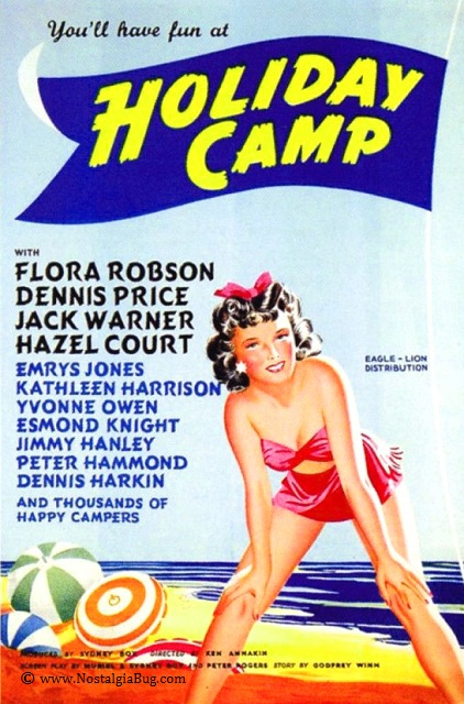 Movie poster for 1947 British film Holiday Camp