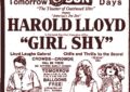 Girl Shy, a silent film from 1924 starring comic actor Harold Lloyd
